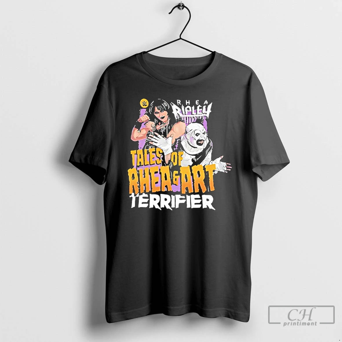 Classic Rhea Ripley Tales Of Rhea And Art Terrifier T-Shirts, Hoodie, Sweatshirt | AU18TeeNovaLab.com