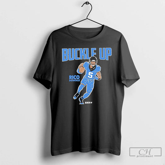 Classic Rico Dowdle Buckle Up Retro Graphic T Shirts