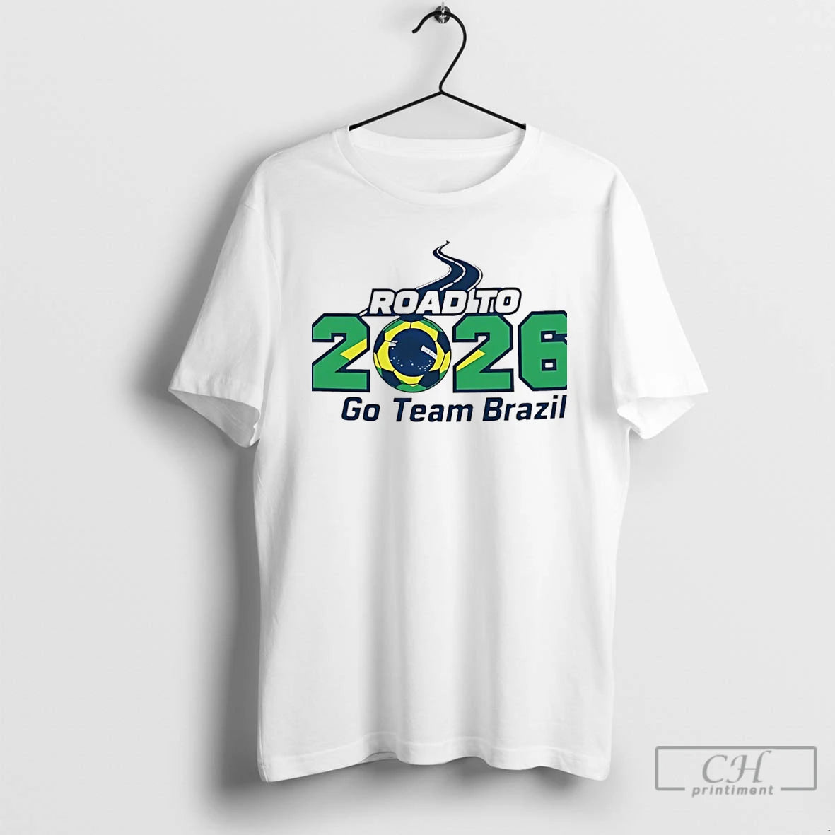Classic Road To 2026 Go Team Brazil Fan Gear Soccer Christmas T-Shirts, Hoodie, Sweatshirt | AU18TeeNovaLab.com