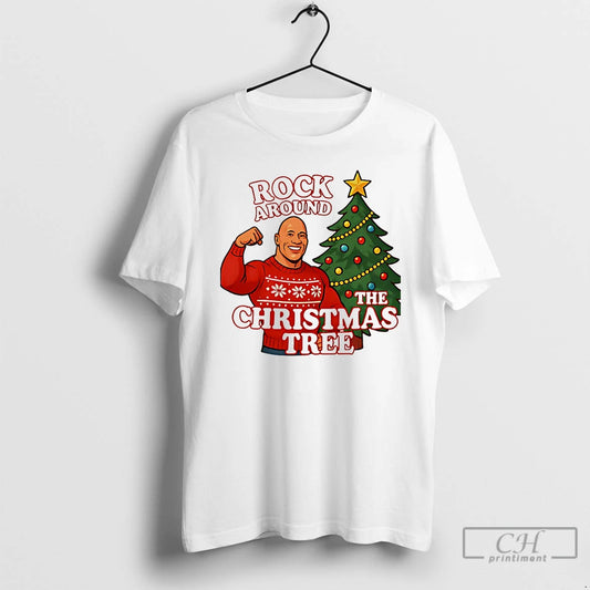Classic Rock Around The Christmas Tree 2025 Christmas T-Shirts, Hoodie, Sweatshirt | AU18TeeNovaLab.com