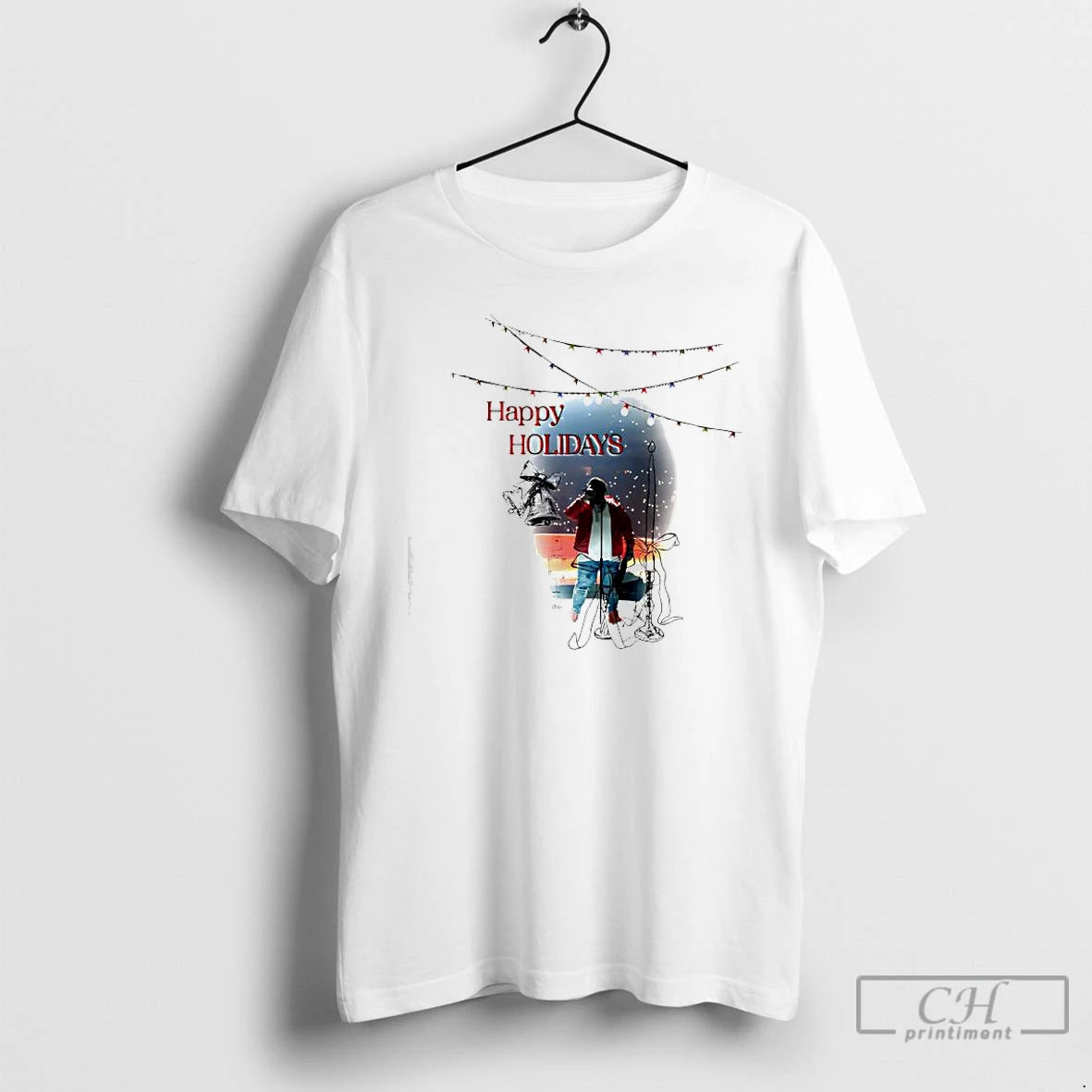 Classic Rod Wave Happy Holidays Christmas T-Shirts, Hoodie, Sweatshirt | AU18TeeNovaLab.com