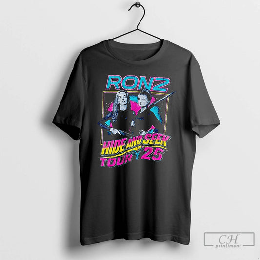 Classic Ronz Hide And Seek Tour 2025 Vintage T-Shirts, Hoodie, Sweatshirt | AU18TeeNovaLab.com