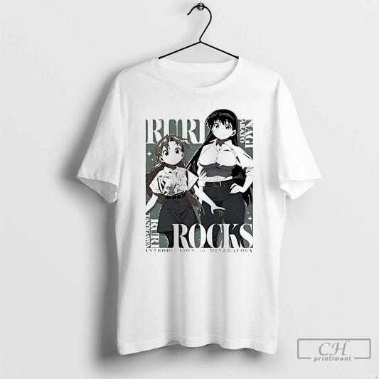 Classic Ruri Tanigawa And Nagi Arato Anime Series Ruri Rocks Introduction To Mineralogy T Shirts