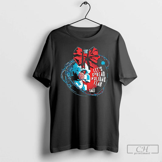 Classic Saw Lets Spread Holiday Fear T-Shirts, Hoodie, Sweatshirt | AU18TeeNovaLab.com