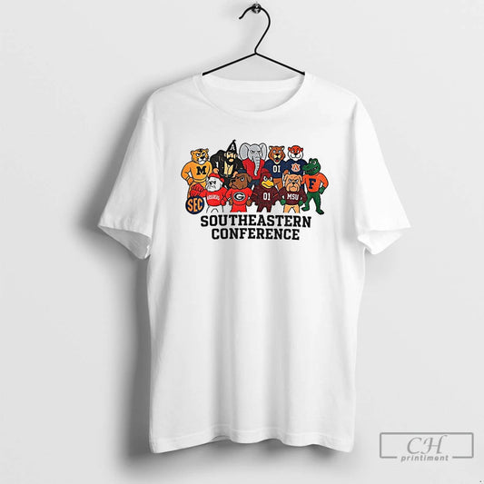 Classic Sec Team Spirit Modern Southeastern Conference Mascot T-Shirts, Hoodie, Sweatshirt | AU18TeeNovaLab.com