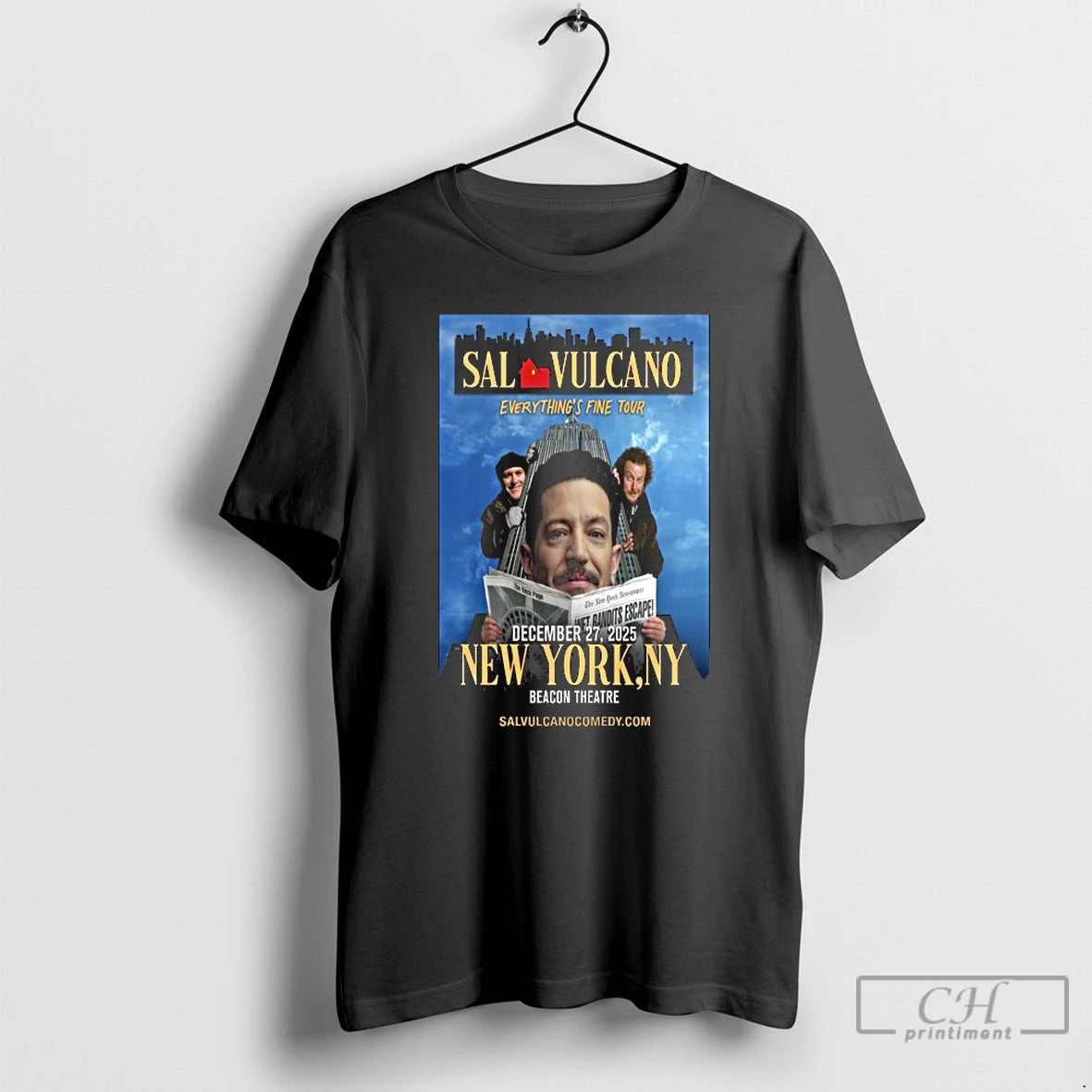 Classic Sal Vulcano New York December 27 2025 Show T-Shirts, Hoodie, Sweatshirt | AU18TeeNovaLab.com