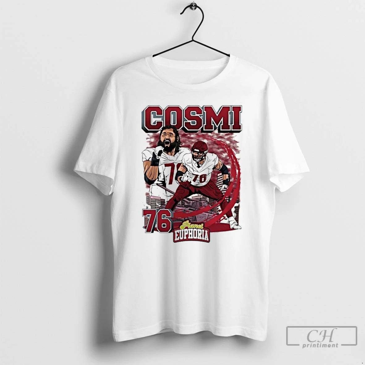 Classic Sam Cosmi 76 Washington Commanders Guard Player City Skyline T-Shirts, Hoodie, Sweatshirt | AU18TeeNovaLab.com