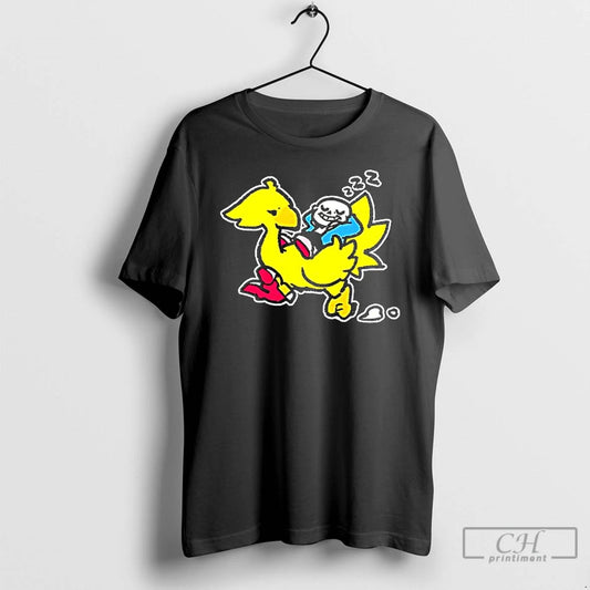 Classic Sans And Chocobo Character T-Shirts, Hoodie, Sweatshirt | AU18TeeNovaLab.com
