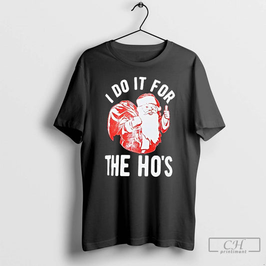 Classic Santa I Do It For The Hos Christmas T-Shirts, Hoodie, Sweatshirt | AU18TeeNovaLab.com