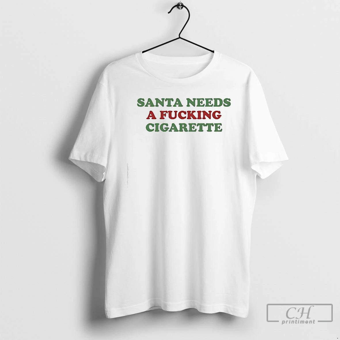 Classic Santa Needs A Fucking Cigarette T-Shirts, Hoodie, Sweatshirt | AU18TeeNovaLab.com