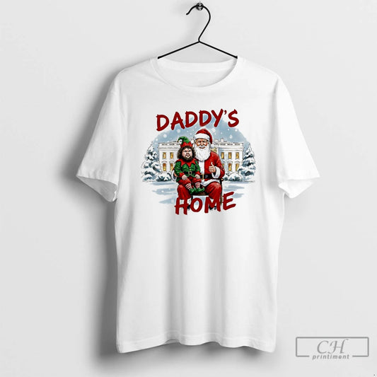 Classic Santas Trump And Vance Daddys Home White House Christmas T-Shirts, Hoodie, Sweatshirt | AU18TeeNovaLab.com