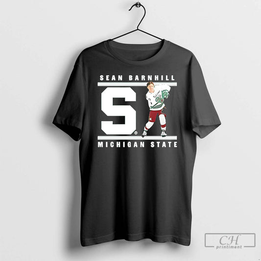Classic Sean Barnhill Michigan State Hockey Illustrated Christmas T-Shirts, Hoodie, Sweatshirt | AU18TeeNovaLab.com