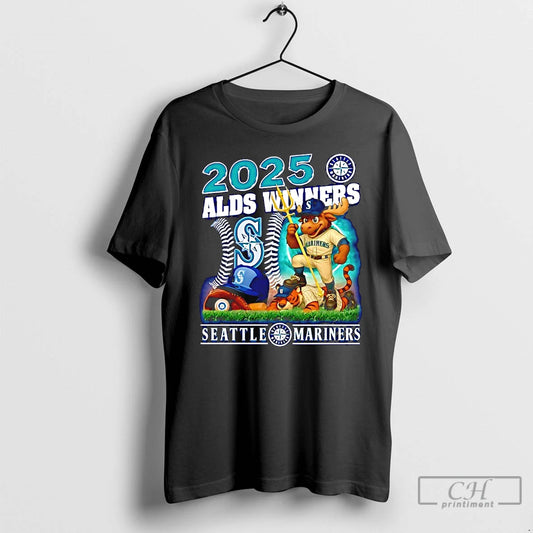 Classic Seattle Mariners 2025 Alds Winners Mascot T Shirts