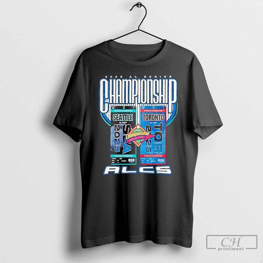 Classic Seattle Mariners Vs Toronto Blue Jays 2025 Al Series Championship Matchup T Shirts