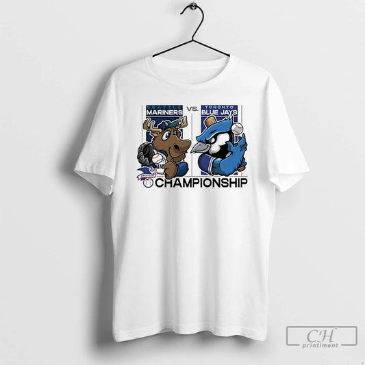 Classic Seattle Mariners Vs Toronto Blue Jays 2025 Alcs Matchups Mascot T Shirts