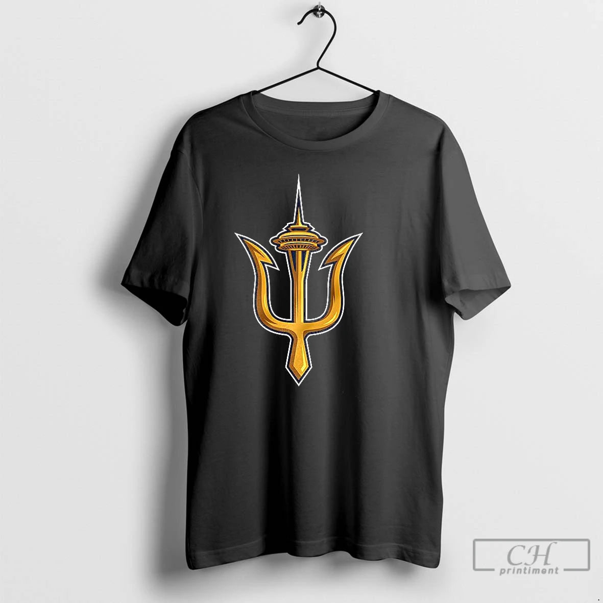 Classic Seattle Mariners Baseball Space Needle Trident T Shirts
