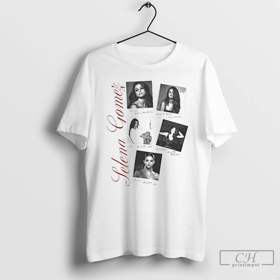 Classic Selena Gomez Revival Polaroid T Shirts
