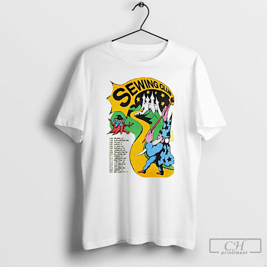 Classic Sewing Club 2025 America Tour Dates T-Shirts, Hoodie, Sweatshirt | AU18TeeNovaLab.com