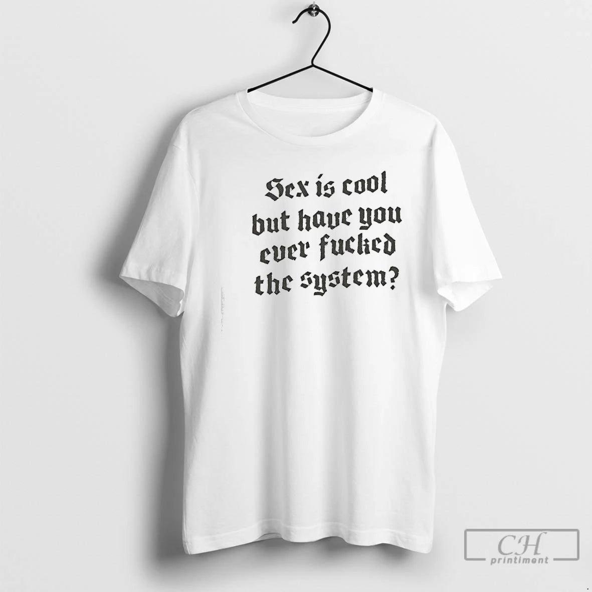 Classic Sex Is Cool But Have You Ever Fucked The System Style Font T Shirts Hoodie, Sweatshirt | AU18TeeNovaLab.com