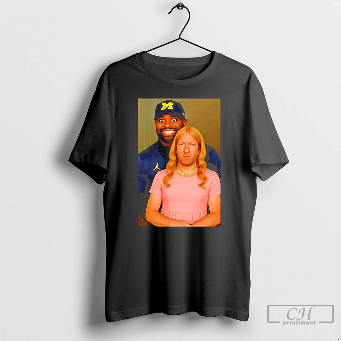 Classic Sherrone Moore And His Assistant During Happier Times T-Shirts, Hoodie, Sweatshirt | AU18TeeNovaLab.com