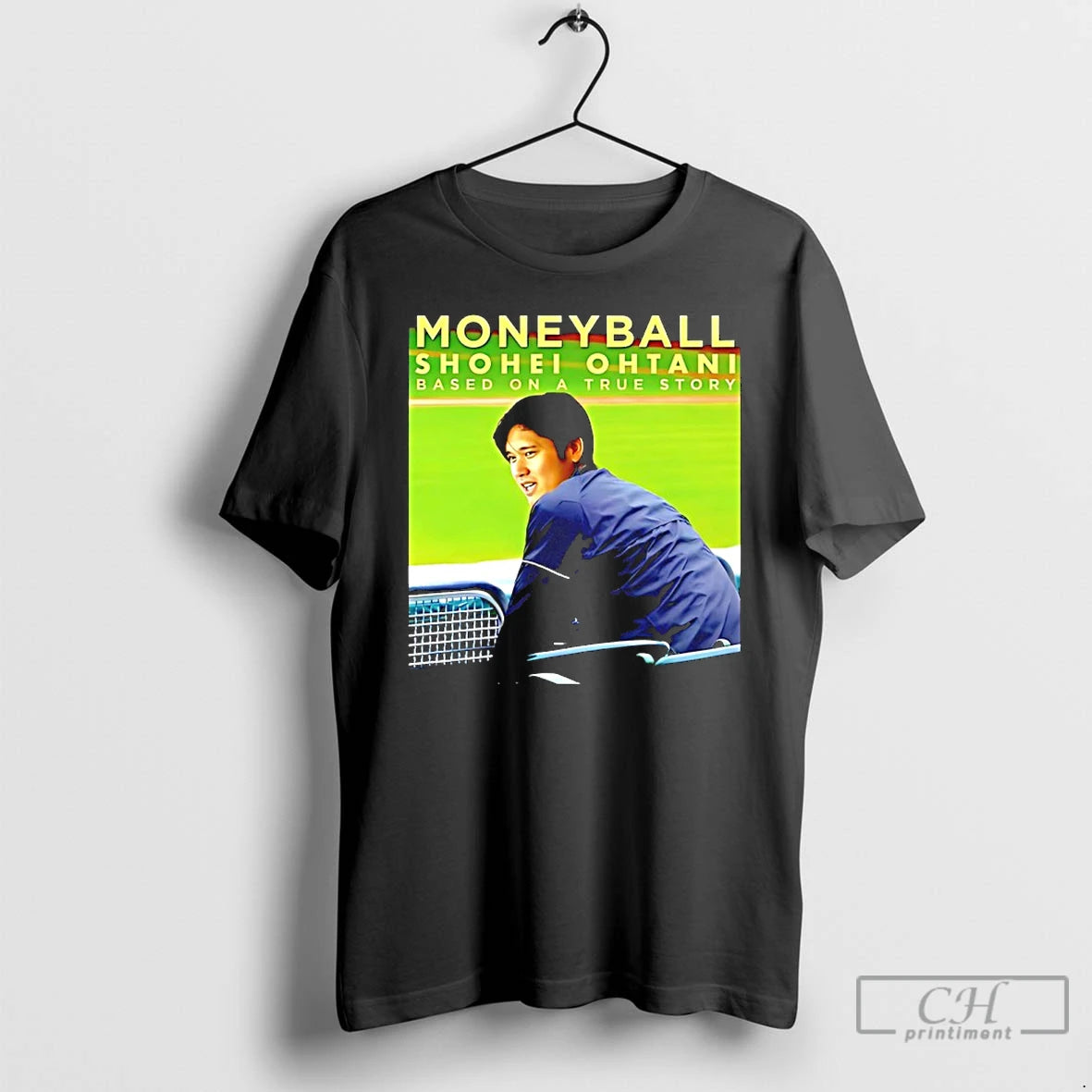 Classic Shohei Ohtani Based On A True Story Buck Moneyball T-Shirts, Hoodie, Sweatshirt | AU18TeeNovaLab.com