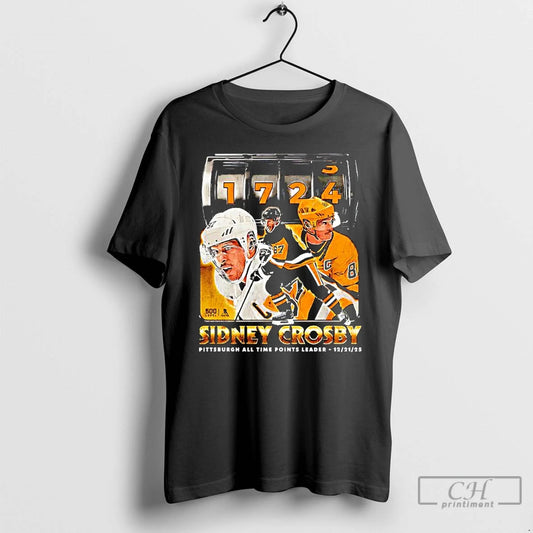 Classic Sidney Crosby Pittsburgh Penguins Player All Time Points Leader T-Shirts, Hoodie, Sweatshirt | AU18TeeNovaLab.com