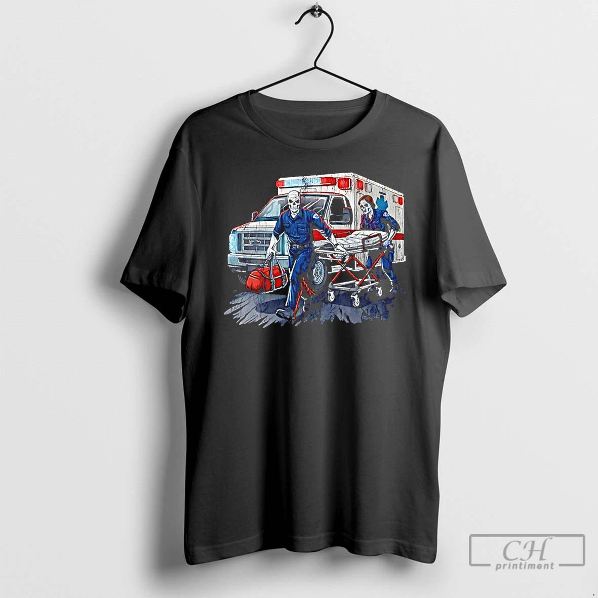 Classic Skeleton Paramedic Vintage T-Shirts, Hoodie, Sweatshirt | AU18TeeNovaLab.com