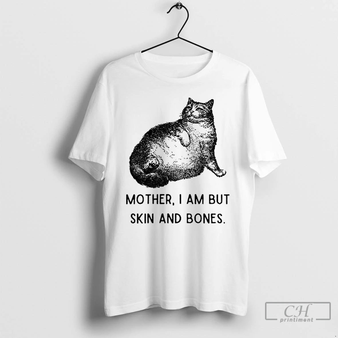 Classic Skin And Bones Cat Mother I Am But Skin And Bones T Shirts Sweater Hoodie, Sweatshirt | AU18TeeNovaLab.com