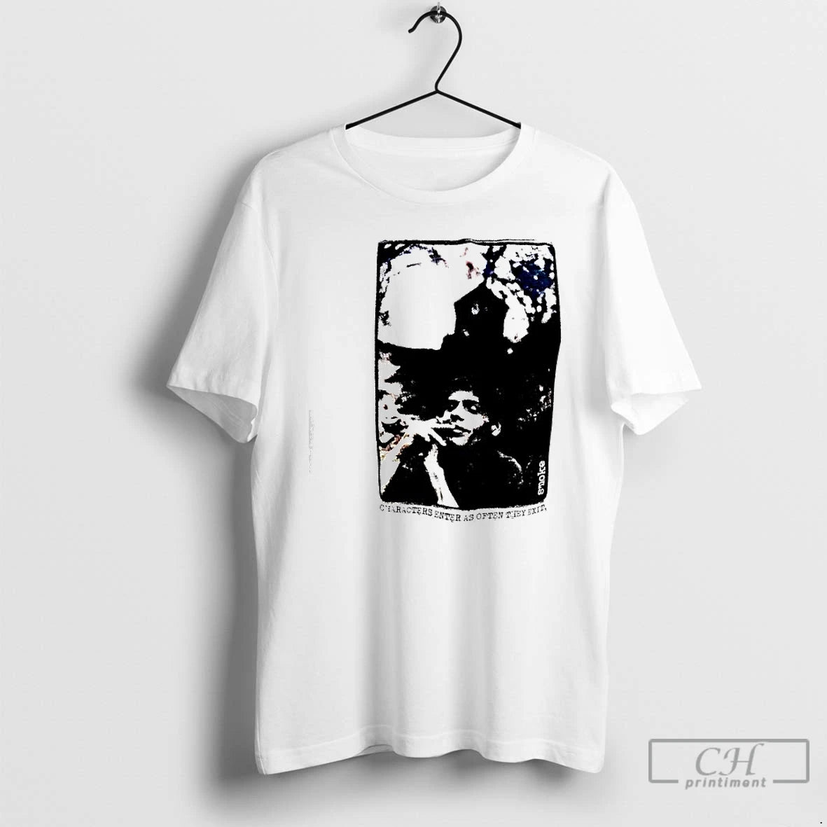 Classic Smoke Michael Peter Smith Characters Enter As Often They Exit T-Shirts, Hoodie, Sweatshirt | AU18TeeNovaLab.com