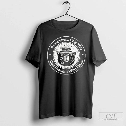 Classic Smokey Bear Remember Only You Can Prevent Wild Fires T-Shirts, Hoodie, Sweatshirt | AU18TeeNovaLab.com