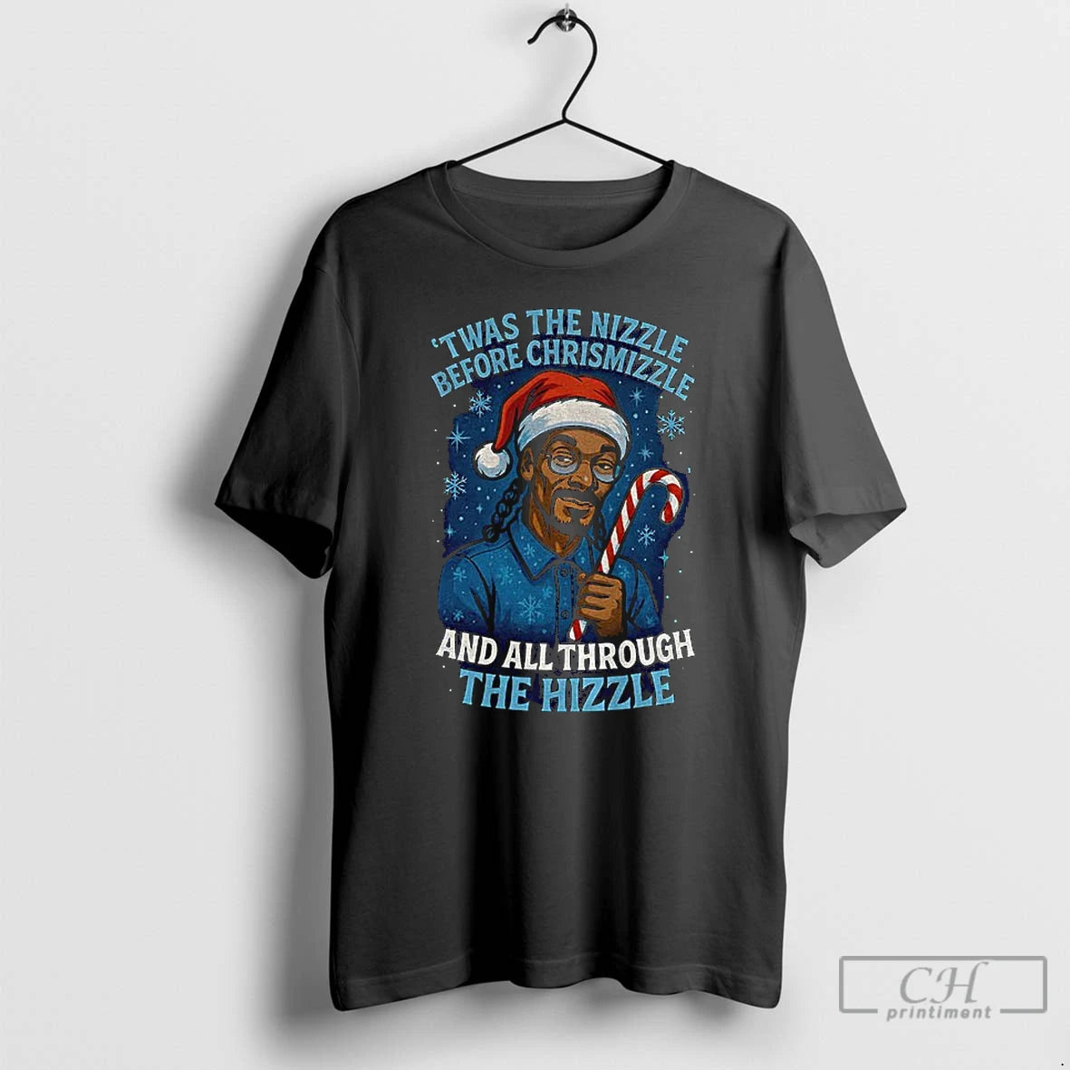 Classic Snoop Dog Twas The Nizzle Before Chrismizzle And All Through The Hizzle Christmas 2025 T-Shirts, Hoodie, Sweatshirt