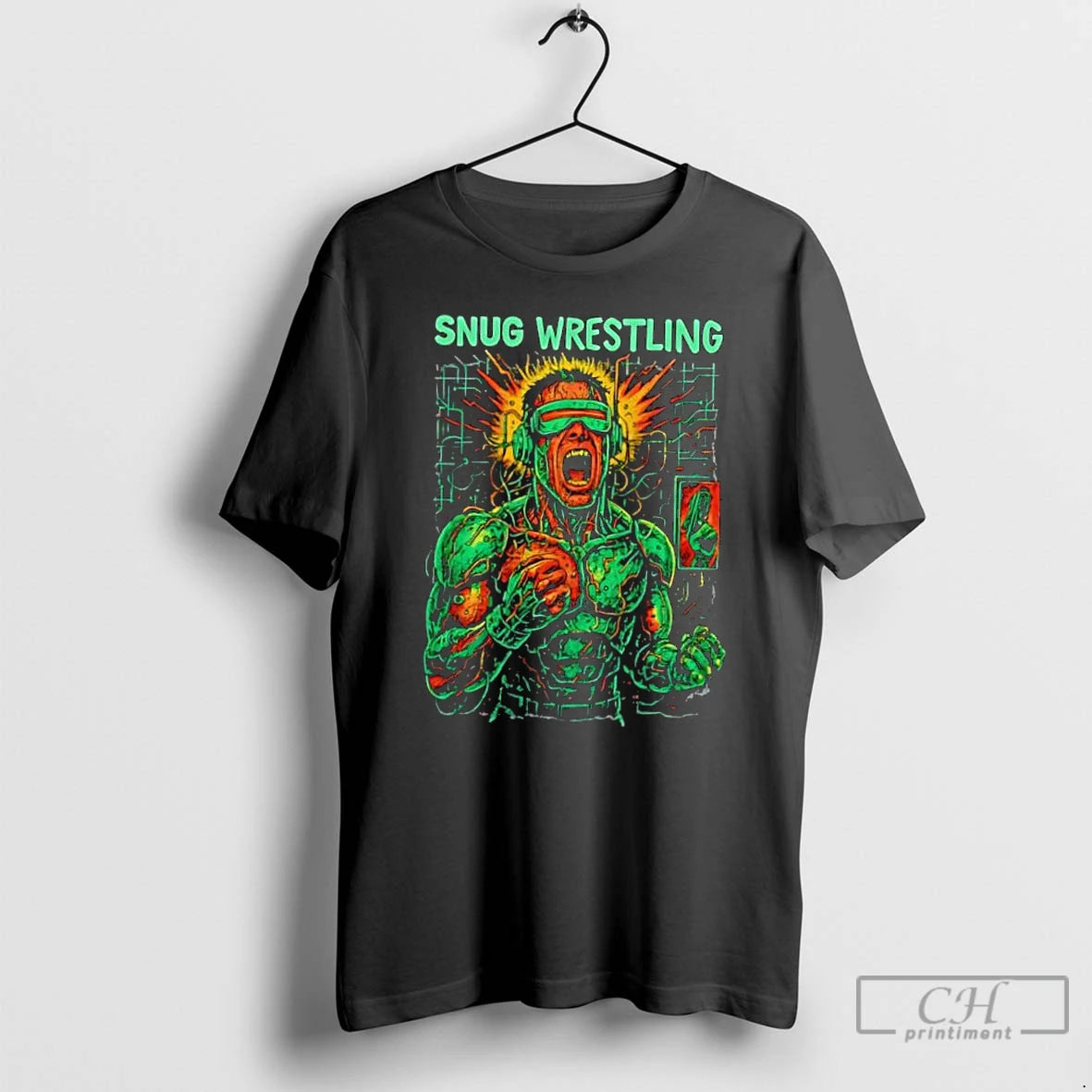 Classic Snug Wrestling Cyber Prototype Rising Art T-Shirts, Hoodie, Sweatshirt | AU18TeeNovaLab.com