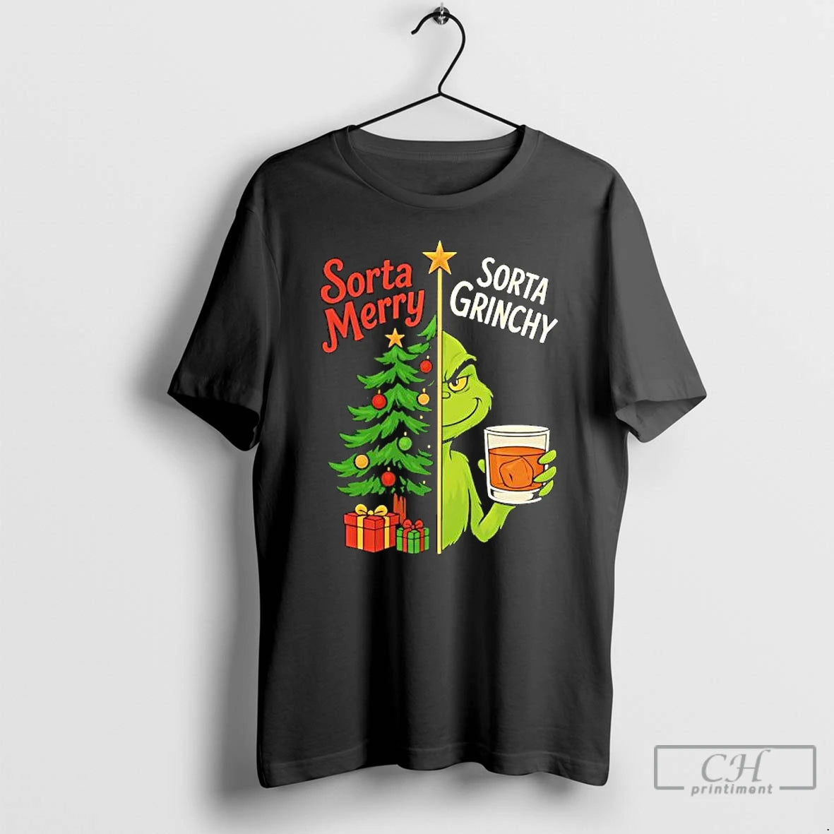 Classic Sorta Merry Sorta Grinchy Christmas T-Shirts, Hoodie, Sweatshirt | AU18TeeNovaLab.com