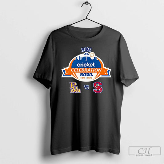 Classic South Carolina State Vs Prairie View Am 2025 Cricket Celebration Bowl T Shirts Sweater Hoodie, Sweatshirt