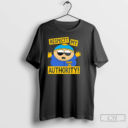 Classic South Park Cartman Respect My Authority T Shirts Hoodie, Sweatshirt | AU18TeeNovaLab.com