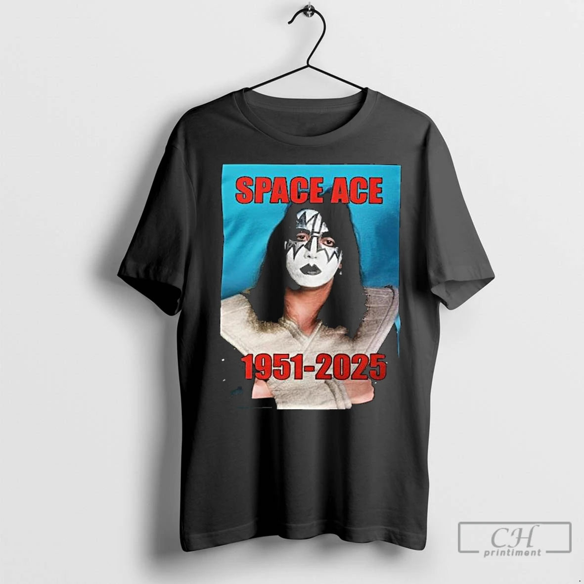 Classic Space Ace Tribute Ace Frehley 1951 2025 Memorial Long Sleve