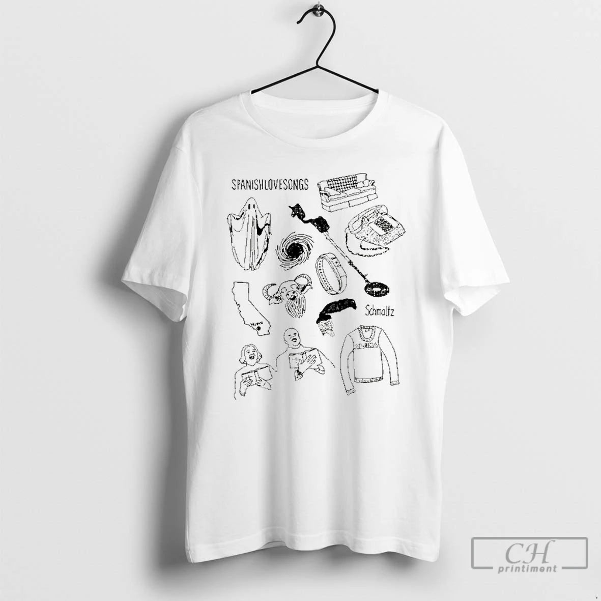Classic Spanish Love Songs Schmaltz Illustrations T-Shirts, Hoodie, Sweatshirt | AU18TeeNovaLab.com