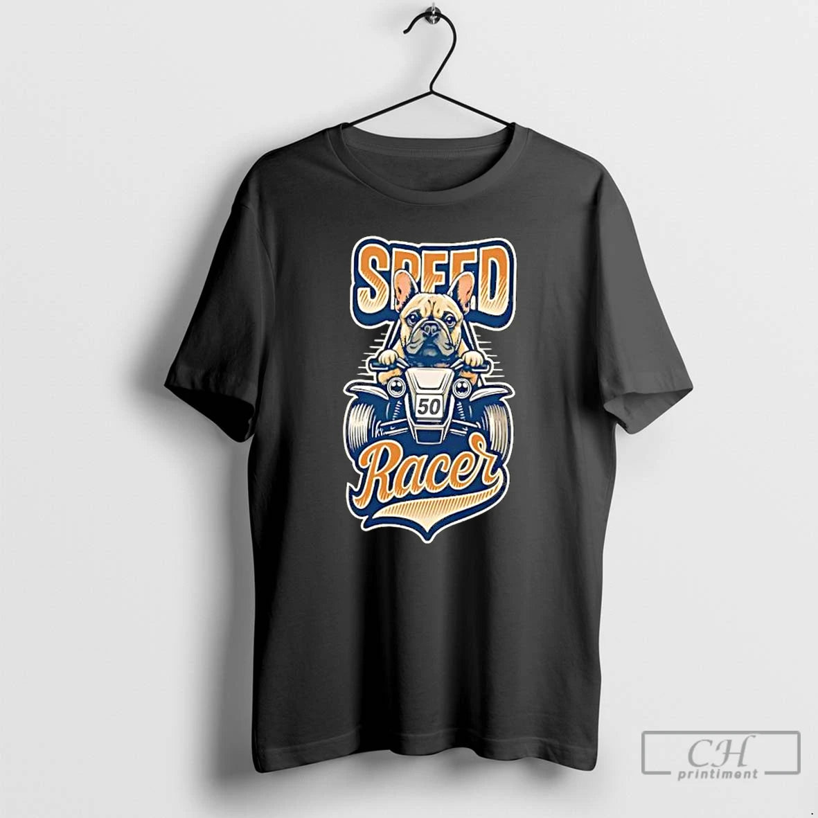 Classic Speed Racer Frenchie Dog T-Shirts, Hoodie, Sweatshirt | AU18TeeNovaLab.com
