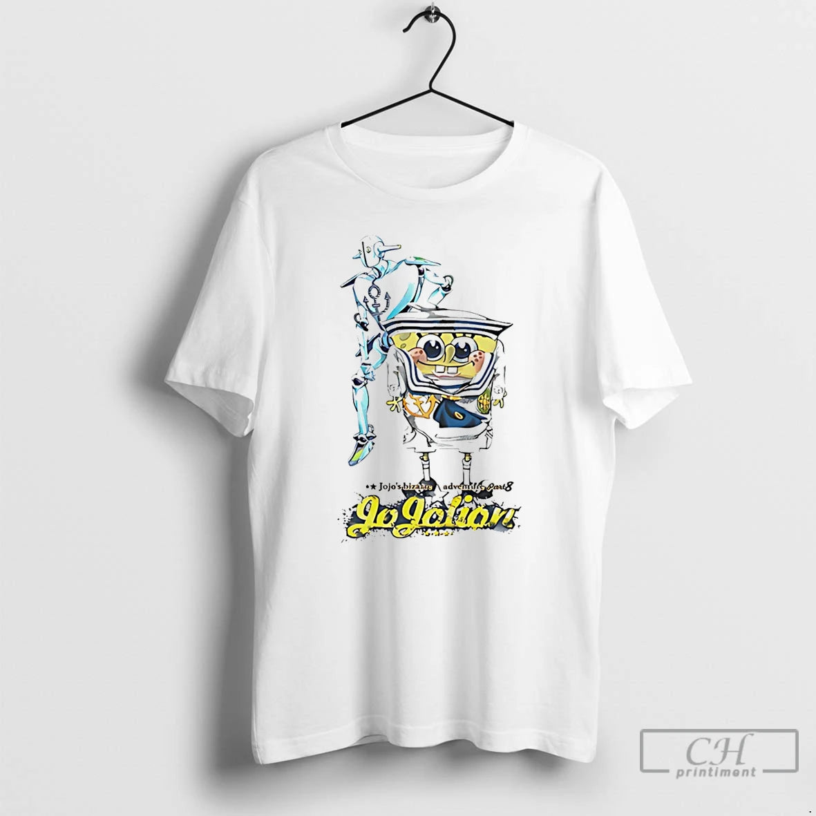 Classic Sponge Jojo Go Golion Cartoon T-Shirts, Hoodie, Sweatshirt | AU18TeeNovaLab.com