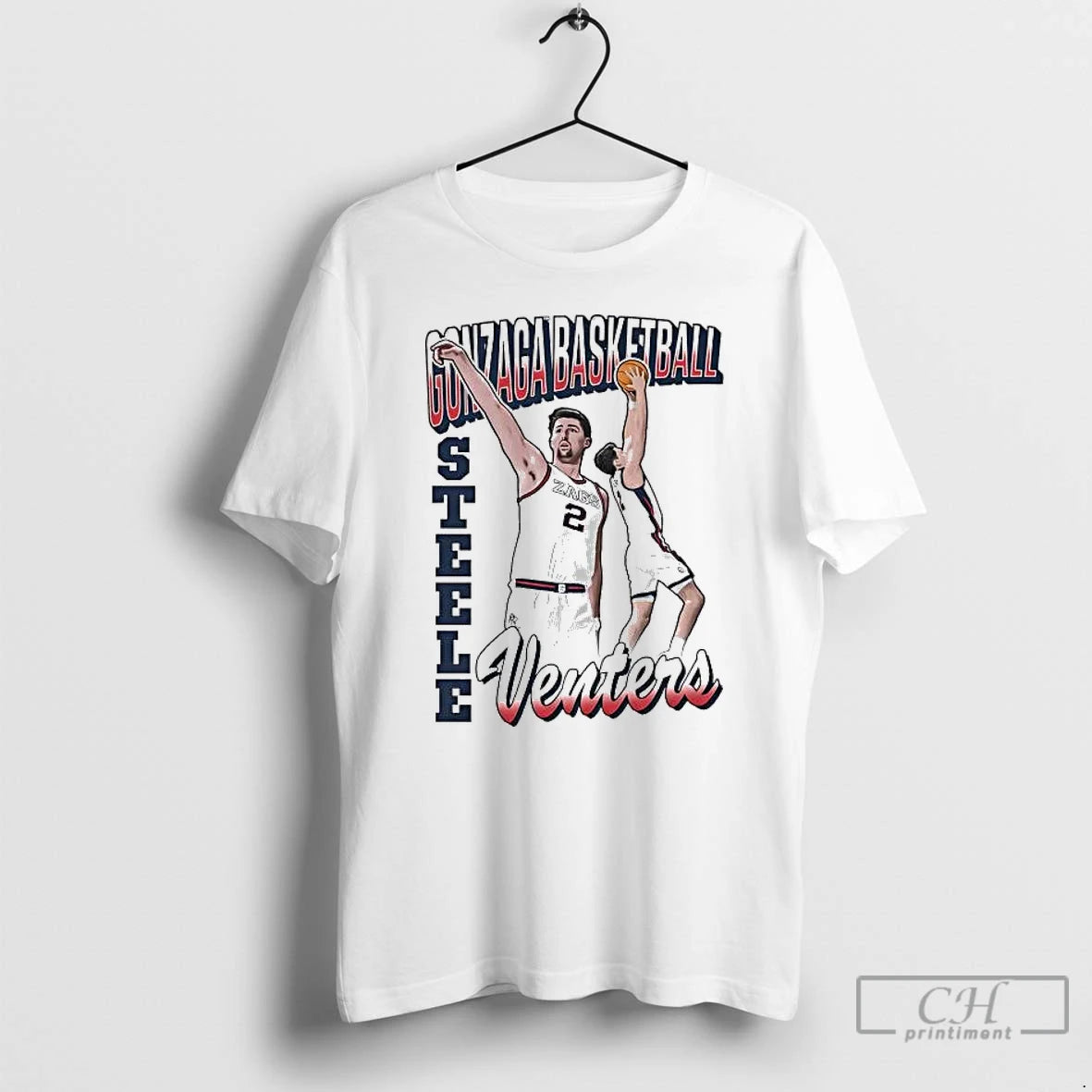 Classic Steele Venters Cartoon Gonzaga Bulldogs T-Shirts, Hoodie, Sweatshirt | AU18TeeNovaLab.com