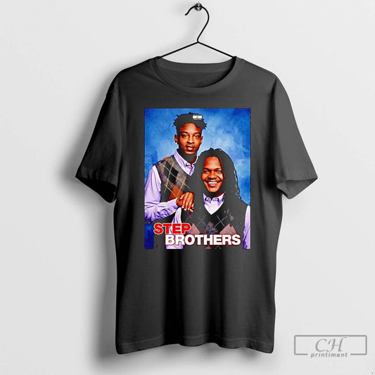 Classic Step Brother 21 Savage And Young Nudy In Atlantas Zone 6 T Shirts Sweater Hoodie, Sweatshirt | AU18TeeNovaLab.com