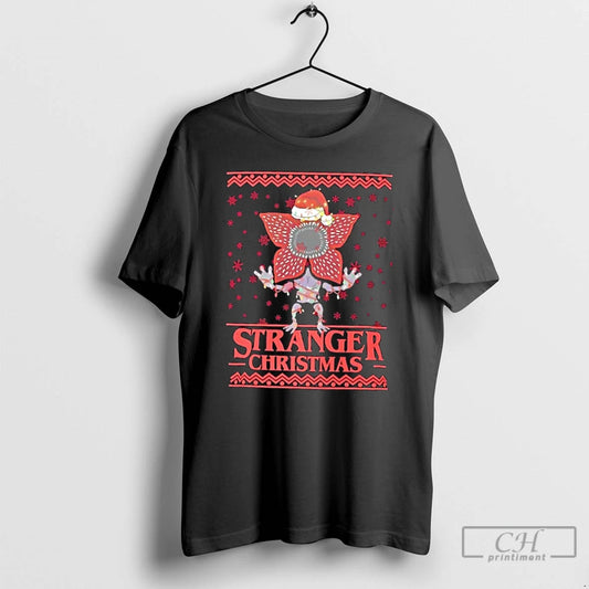Classic Stranger Christmas Demogorgon Holiday Parody T-Shirts, Hoodie, Sweatshirt | AU18TeeNovaLab.com
