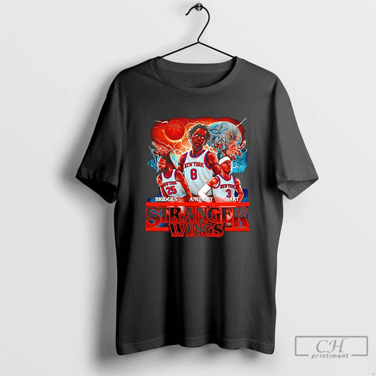 Classic Stranger Wings Stranger Thing Bridges Anunoby Hart Ny Knicks T-Shirts, Hoodie, Sweatshirt | AU18TeeNovaLab.com