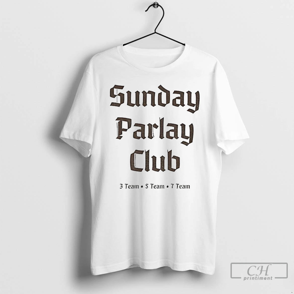 Classic Sunday Parlay Club Sports Betting Typography T-Shirts, Hoodie, Sweatshirt | AU18TeeNovaLab.com