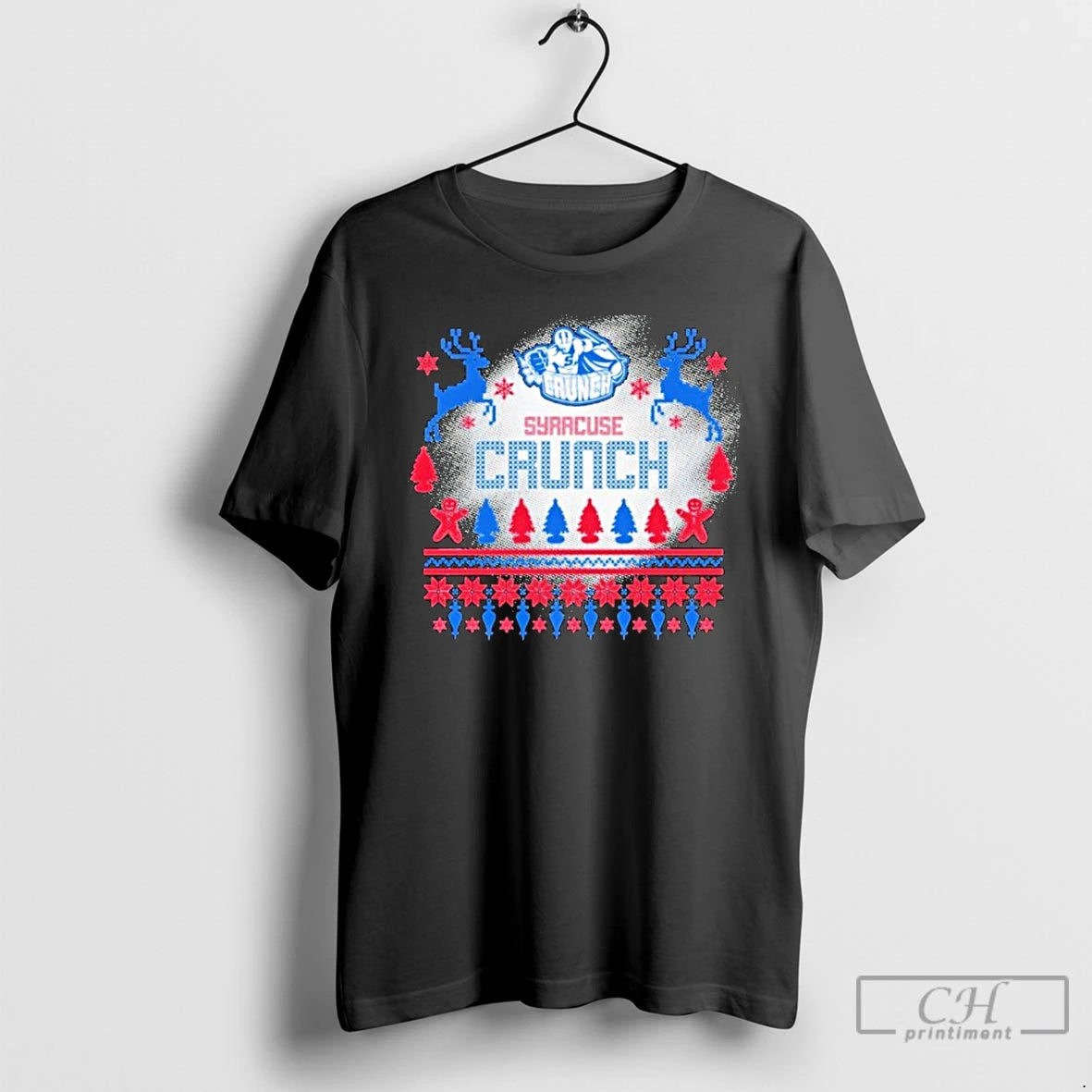 Classic Syracuse Crunch Ugly Merry Christmas T-Shirts, Hoodie, Sweatshirt | AU18TeeNovaLab.com