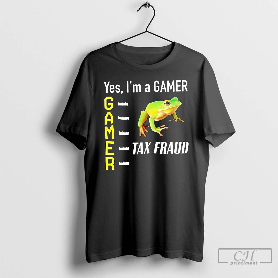 Classic Tax Fraud Gamer Yes Im A Gamer Frog T-Shirts, Hoodie, Sweatshirt | AU18TeeNovaLab.com