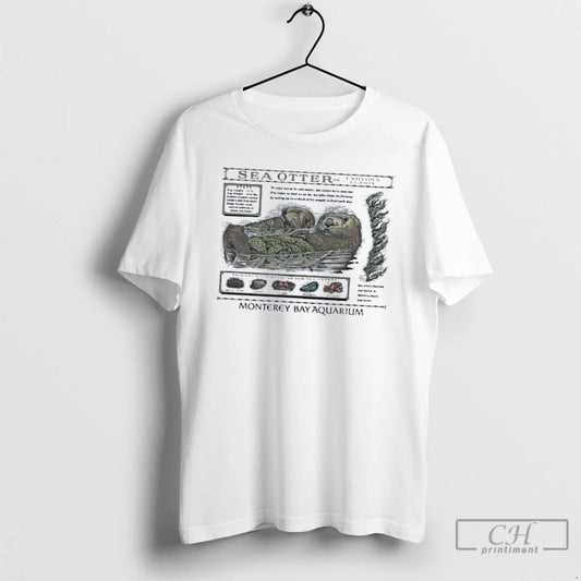 Classic Taylor Sea O Tter Emhydra Lutris Monterey Bay Aquarium Otter T Shirts