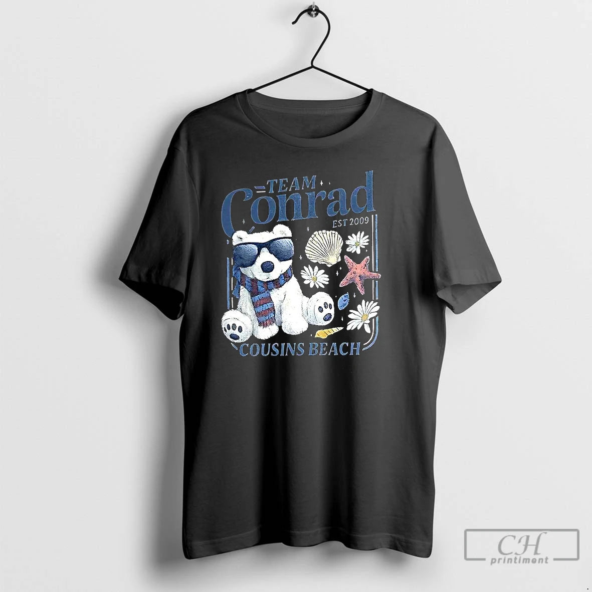 Classic Team Conrad Junior Mint Bear Est 2009 Cousins Beach T-Shirts, Hoodie, Sweatshirt | AU18TeeNovaLab.com