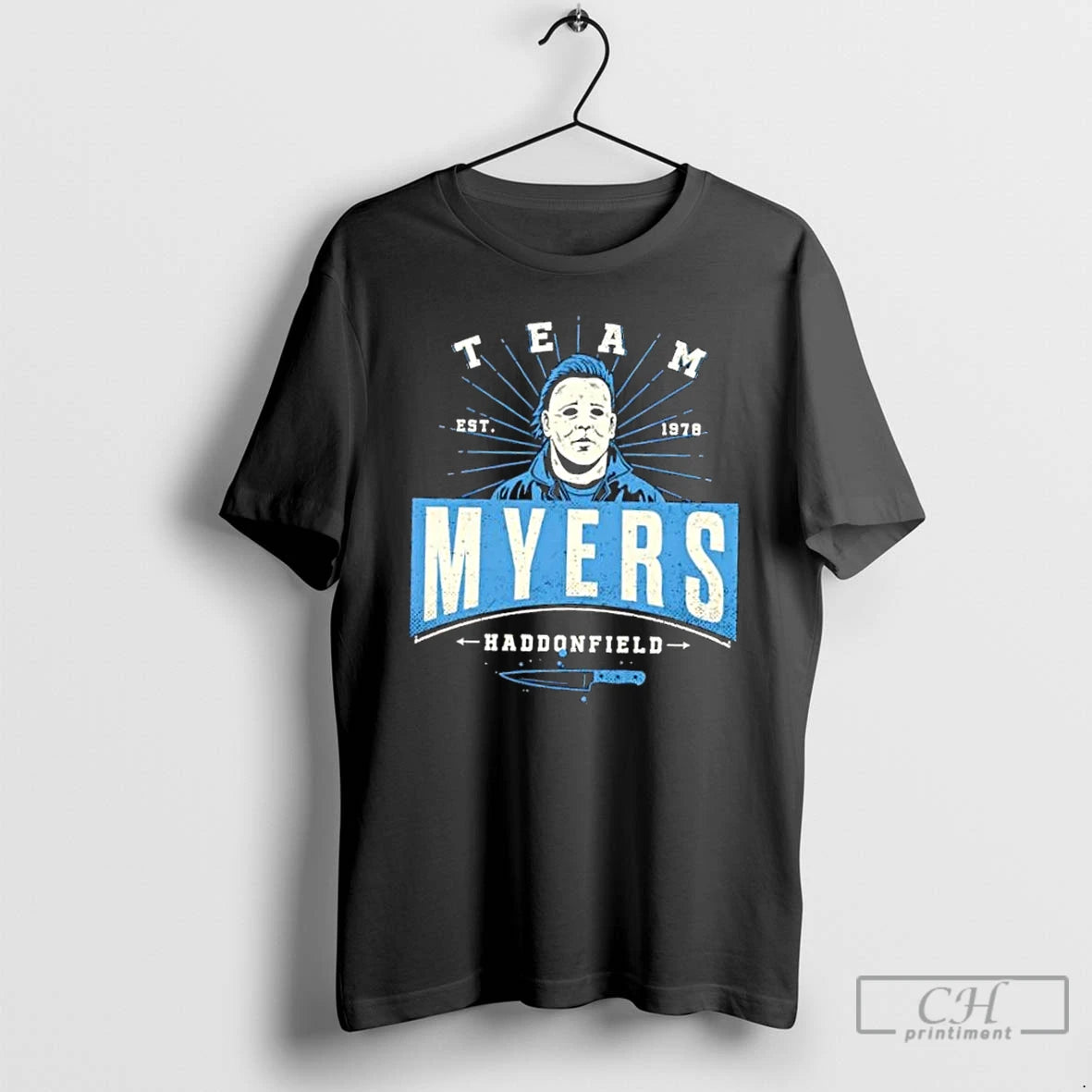 Classic Team Knife Michael Myers Haddonfield Est 1978 T Shirts
