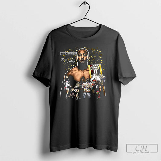 Classic Terence Crawford Boxer Pound 4 Pound Signature Commemorative T-Shirts, Hoodie, Sweatshirt | AU18TeeNovaLab.com